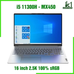 Laptop Lenovo IdeaPad 5 Pro 16IHU6 - Intel Core i5-11300H, RAM 8GB, SSD 512GB,  Nvidia GeForce MX450 2GB, 16 inch