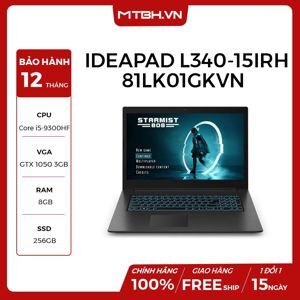 Laptop Lenovo IdeaPad L340-15IRH 81LK01GKVN - Intel Core i5-9300HF, 8GB RAM, SSD 256GB, Nvidia GeForce GTX 1050 3GB GDDR5, 15.6 inch