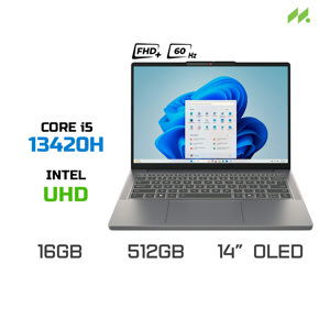 Laptop Lenovo Ideapad Slim 3 14IRH10 (83K0000BVN) - Intel Core i5-13420H, Ram 16GB, SSD 512GB, Intel UHD Graphics, 14 Inch