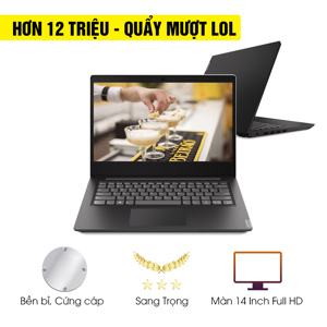 Laptop Lenovo IdeaPad Slim 3-14ARE05 81W30059VN - AMD Ryzen 5-4500U, 4GB RAM, SSD 512GB, Intel AMD Radeon Graphics, 14 inch