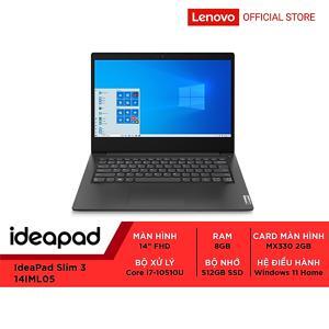 Laptop Lenovo IdeaPad Slim 3 14IML05 81WA00QGVN - Intel Core i7-10510U, 8GB RAM, SSd 512GB, Nvidia GeForce MX330 2GB GDDR5, 14 inch