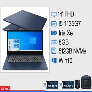 Laptop Lenovo Ideapad Slim 3 14ITL6 82H700G1VN - Intel Core i5-1135G7, 4GB RAM, 512GB SSD, VGA Intel Iris Xe Graphics, 14 inch