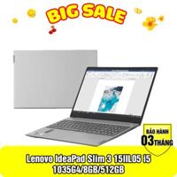 Laptop Lenovo IdeaPad Slim 3 15IIL05 i5 1035G4/8GB/512GB