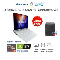 Laptop Lenovo Legion 5 Pro 2022 16IAH7H 82RG008SVN (Ryzen 7 6800H | RTX 3060 6GB) - Model 2022