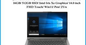 Laptop Lenovo ThinkBook 14s Yoga ITL 20WE007MVN - Intel Core i7-1165G7, 16GB RAM, SSD 512GB, Intel Iris Xe Graphics, 14 inch