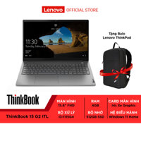 Laptop Lenovo ThinkBook 15 G2 ITL 20VE00UUVN i3 1115G4Ram 4GB512GB15.6 FHD Bạc - Hàng chính hãng
