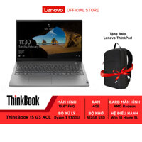Laptop Lenovo ThinkBook 15 G3 ACL 21A40044VN R3 5300U4GB RAM  512GB SSD 15.6 FHD  Win - Hàng chính hãng