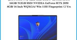 Laptop Lenovo ThinkBook 16 G4+ IAP 21CY003GVN - Intel core i7-12700H, 16GB RAM, SSD 512GB, Nvidia Geforce RTX 2050 4GB GDDR6, 16 inch