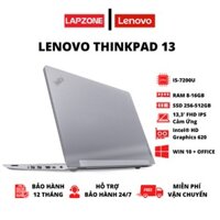 LAPTOP Lenovo Thinkpad 13 I5-7200URam 8GBSSD 256GB13,3 inch FHD IPS Touch