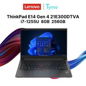 Laptop Lenovo ThinkPad E14 Gen 4 21E300DTVA - Intel Core i7-1255U, 8GB RAM, SSD 256GB, Intel Iris Xe Graphics, 14 inch