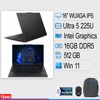 Laptop Lenovo ThinkPad E16 Gen 3 21SR002JVA (U5-225U/16GD5/512GSSD/16.0WUXGA/FP/IR/Wifi6/BTA5.1/3C48/win 11 pro/LEDKB/ 2Y/ĐEN)