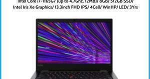 Laptop Lenovo ThinkPad L13 Gen 2 20VH008XVN - Intel Tiger Lake Core i7 1165G7, RAM 8GB, SSD 512GB, Intel Iris Xe Graphics, 13.3 inch