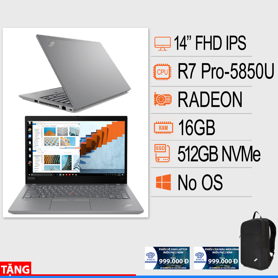 Laptop Lenovo ThinkPad P14s Gen 2 21A0006JVA - AMD Ryzen 7 PRO-5850U, 16GB RAM, SSD 512GB, AMD Radeon Graphics, 14 inch