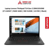 Laptop Lenovo Thinkpad T14 Gen 2 20W1S5VD00 (i7-1165G7 | RAM 16GB | SSD 512GB | 14-FHD | Black)