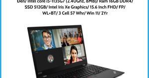 Laptop Lenovo ThinkPad T15 Gen 2 20W400GAVN - Intel Core i5-1135G7, RAM 16GB, SSD 512GB, Intel Iris Xe Graphics, 15.6 inch