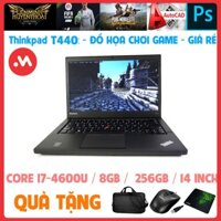 Laptop lenovo Thinkpad T440 - i7 4600U, laptop cũ chơi game cơ bản đồ họa - Hàng nhập khẩu USA