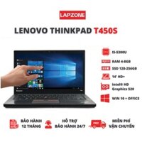 LAPTOP LENOVO THINKPAD T450s, Ram 8GB, SSD 256GB, Intel Core i5-5300U, 14 FHD IPS, GIÁ RẺ VÔ ĐỊCH, BẢO HÀNH 12 THÁNG