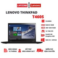 LAPTOP LENOVO THINKPAD T460s, Core™ i5-6300U, Ram 8GB,SSD 256 GB,14.1″ FHD IPS