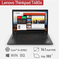 Laptop Lenovo Thinkpad T480s Core i5-8350U, Ram 8GB, SSD 256GB, 14 Inch FHD