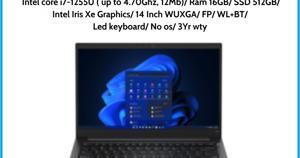 Laptop Lenovo ThinkPad X1 Carbon Gen 10 21CBS0A500 - Intel core i7-1255U, 16GB RAM, SSD 512GB, Intel Iris Xe Graphics, 14 inch