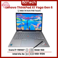 Laptop Lenovo ThinkPad X1 Yoga Gen 6 - Core i7-1165G7 RAM 16G SSD 512G Màn 14 Inch FHD Touch