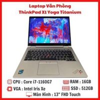 Laptop Lenovo ThinkPad X1 Yoga Titanium - Core i7-1160G7 RAM 16G SSD 512G Màn 13,5 Inch 2K QHD Touch