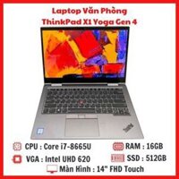 Laptop Lenovo ThinkPad X1 Yoga Gen 4 - Core i7-8665U RAM 16G SSD 512G Màn 14 Inch FHD Touch
