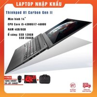 Laptop Lenovo ThinkPad X1 Carbon Gen 2 i7 | 8G | SSD 256GB | 14" | WIN 10 - Hàng nhập khẩu