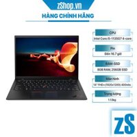 Laptop Lenovo ThinkPad X1 Carbon Gen 9 - Core i5-1135G7, 8GB, 256GB, 14 FHD Hàng Chính Hãng - Bảo hành 12 tháng