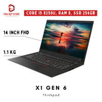 Laptop Lenovo Thinkpad X1 Cacbon Gen 6, Core i5 8350U/i7 8650U, Ram 8, SSD 256GB