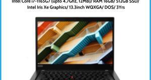 Laptop Lenovo Thinkpad X13 Gen 2 20WK00PTVA - Intel Core i7-1165G7, 16GB RAM, SSD 512GB, Intel Iris Xe Graphics, 13.3 inch
