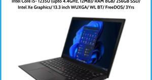 Laptop Lenovo ThinkPad X13 Gen 3 21BQS31S00 - Intel Core i5-1235U, 8GB RAM, SSD 512GB, Intel Iris Xe Graphics, 13.3 inch