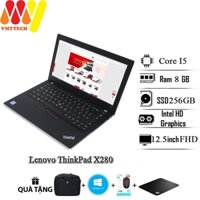 Laptop Lenovo Thinkpad X280, Core i5-7300U, Ram 8GB, SSD 256GB, 12.5inch Full HD, kèm bộ quà tặng