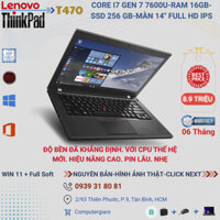 Laptop Lenovo ThinkPad T470-Core i5-i7-Siêu bền-Giá tốt-tại Computergiare