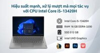 Laptop Lenovo V14 G4 IRU 83A000FNVN (i5 13420H/16GB/512GB SSD/14 inch/Xám/BẢO HÀNH 12 THÁNG) KM: Túi laptop, Chuột KD, Di chuột, Bộ vệ sinh mt. Khi mua phụ kiện đi kèm giảm giá 10%