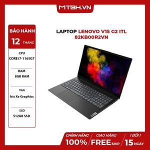 Laptop Lenovo V15 G2 ITL 82KB00R2VN - Intel core i7-1165G7, 8Gb RAM, SSd 512Gb, Intel UHD Graphics, 15.6 inch