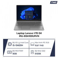 Laptop Lenovo V15 G4 IRU-83A100URVN Core i5-13420H/ 8GB/ 512GB SSD/ 15.6 Inch FHD/ Xám
