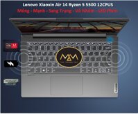Laptop Lenovo Xiaoxin Air 14 Ryzen 5 5500H 12 CPUS/ 16G/ SSD512/ Vga AMD Radeon/ Full HD/ LED PHÍM/ Finger