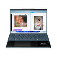 Laptop Lenovo Yoga Book 9 13IMU9 – 83FF001SVN (Ultra 7 155U, 32GB, 1TBSSD, 2×13.3 2.8K, W11, Tidal Teal)