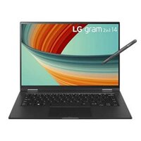 Laptop LG gram 14” 2in1 siêu nhẹ, Intel Core i5 thế hệ 13 Evo Platform, Windows 11 Home, 16GB RAM, 512GB SSD, màu đen