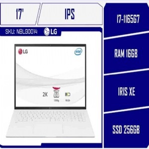 Laptop LG Gram 17ZD90P-G.AX71A5 - Intel Core i7-1165G7, 16GB RAM, SSD 256GB, Intel Iris Xe Graphics, 17 inch