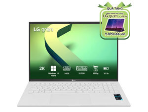 Laptop LG Gram 2022 16Z90Q-G.AH54A5 - Intel core i5, 16GB RAM, SSD 512GB, Intel Iris Xe Graphics, 16 inch