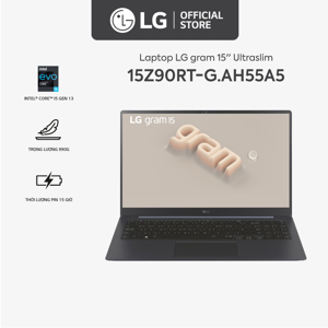 Laptop LG Gram 2023 15Z90RT-G.AH55A5 - Intel Core i5-1340P, 16GB RAM, SSD 512GB, Intel Iris Xe Graphics, 15.6 inch