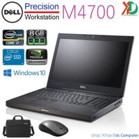 Laptop máy trạm Dell Precision M4700 Core i7-3720QM, 8gb Ram, 128Gb SSD, vga Quadro K1000M, 15.6inch Full HD