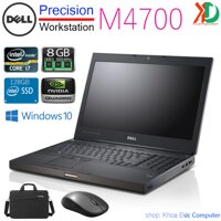 Laptop máy trạm Dell Precision M4700 Core i7-3740QM / 8gb Ram / 128gb SSD / VGA Quadro K1000M / 15.6 Full HD