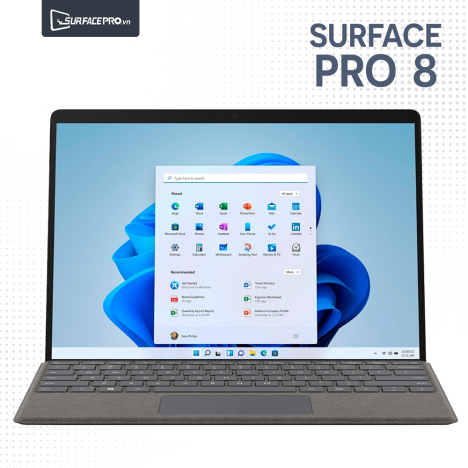 Laptop Microsoft Surface Pro 8 - Intel Core i5-1135G7, 8GB RAM, SSD 512GB, Intel Iris Xe Graphics, 13 inch