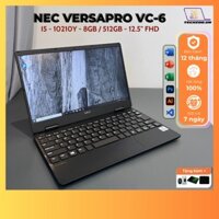 Laptop Mini NEC VersaPRO VC-6 I5-10210Y/8GB/512GB SSD/12.5inch FHD/ nặng 800g, siêu nhỏ gọn, có HDMI trình chiếu tốt