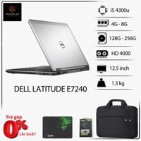 [Laptop mỏng nhẹ] DELL Latitude E7240 12.5'' Core I5 2.50GHz 4G 128G SSD [màu bạc]