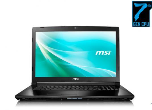 Laptop MSI CX72 7QL 031XVN - Intel Core i7-7500U, RAM 8GB, HDD 1TB, Intel nVIDIA GeForce, 17.3 inch