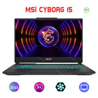 Laptop MSI Cyborg 15 Core™ i5-12450H, Ram 8GB, SSD 512GB, 15.6" FHD, RTX 4050